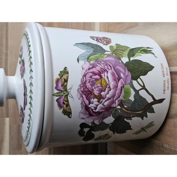 Portmeirion Botanic Garden Canister Paeonia Moutan Susan Williams-Ellis England